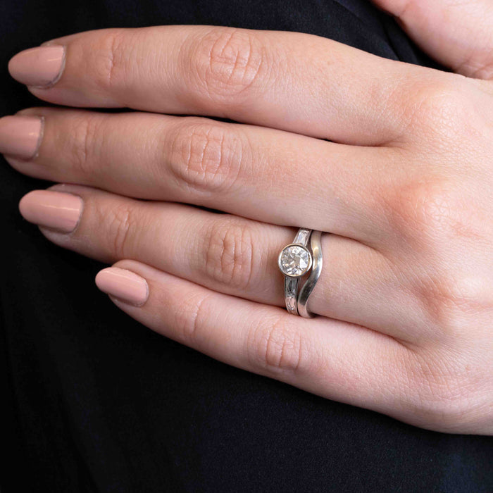 Christina 1.04ct Old European Cut Diamond Engagement Ring