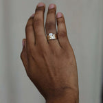 Monolith 1.41ct Emerald Cut Diamond Engagement Ring