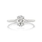 Petite Ann Three Stone Engagement Ring