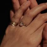 Ridge Engagement Ring