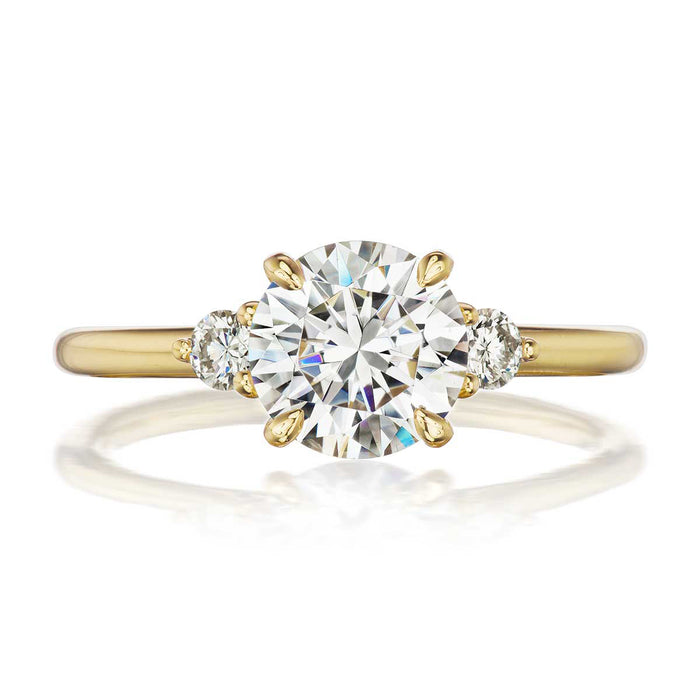 Petite Elizabeth Three Stone Engagement Ring