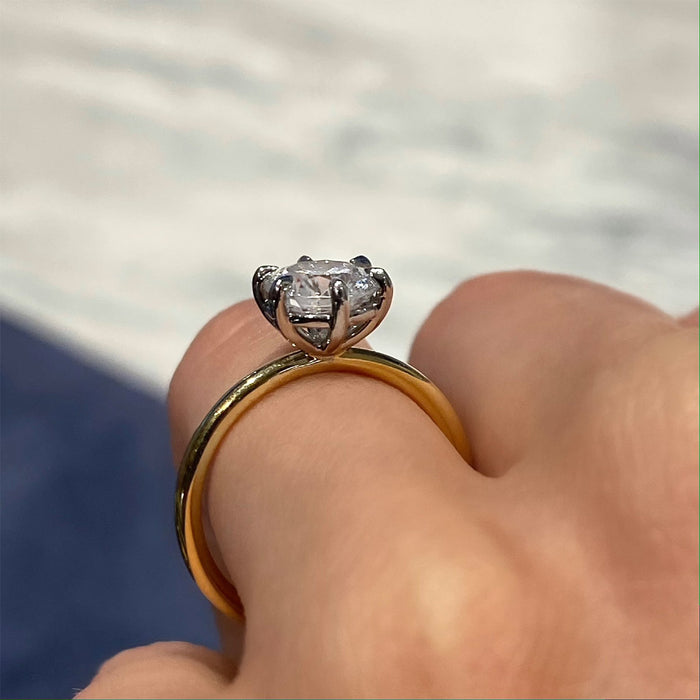 Two-Tone Baxter Engagement Ring Setting