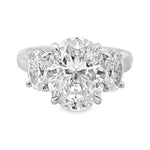 "Grand Special" 3 Stone Engagement Ring Setting