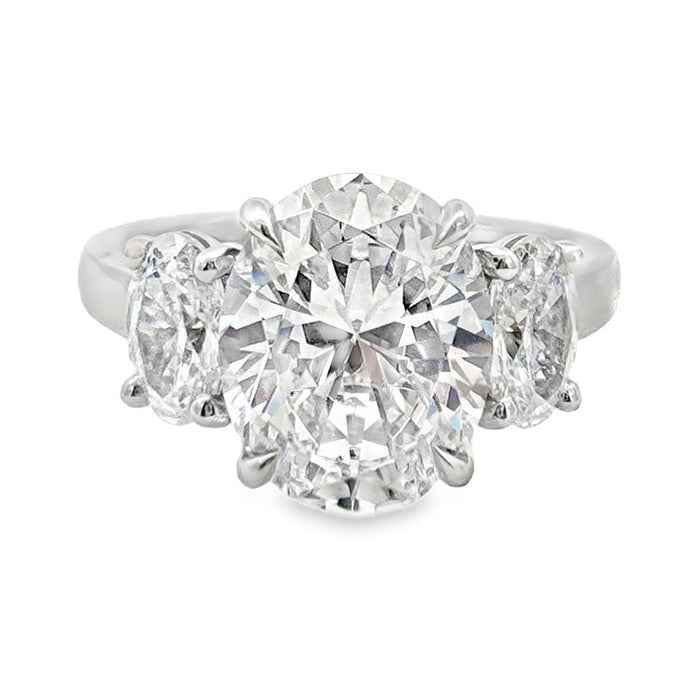 "Grand Special" 3 Stone Engagement Ring Setting