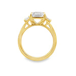 "Grand Special" 3 Stone Engagement Ring Setting