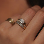 Ridge Solitaire Engagement Ring Setting