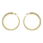Diamond Khartoum Hoop Earrings