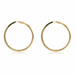 Large Diamond Inside-Out Hoop Earrings