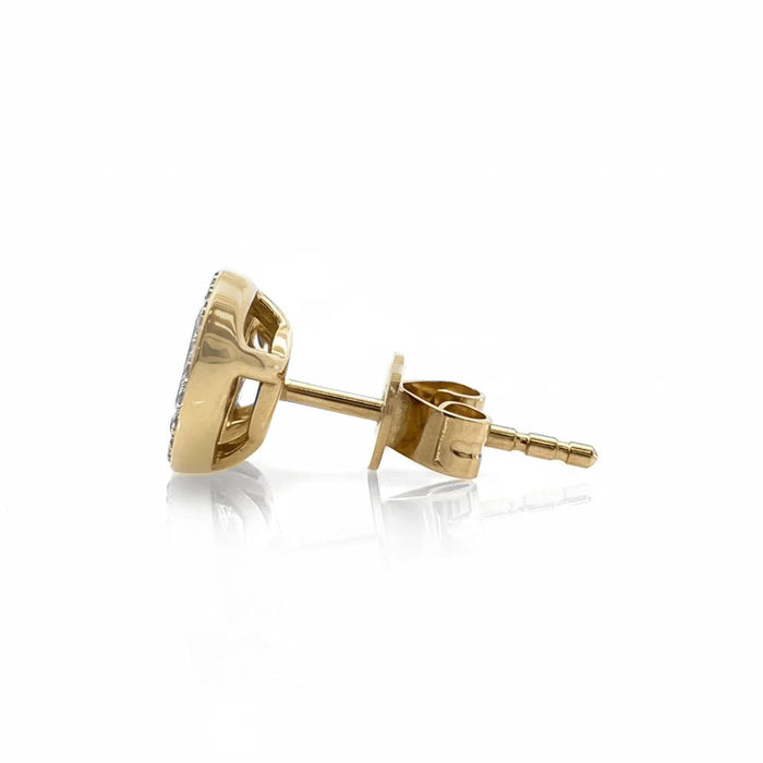 Diamond Toi et Moi Cluster Stud Earrings