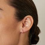 Diamond Small Huggie Earrings