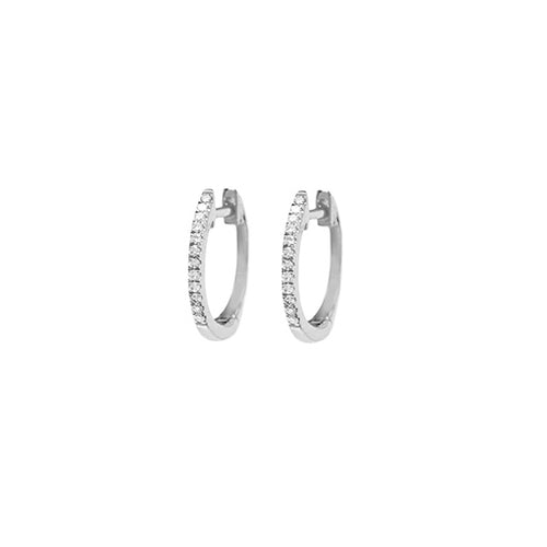 Diamond Small Huggie Earrings