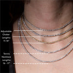 3.55tcw Diamond Choker Necklace