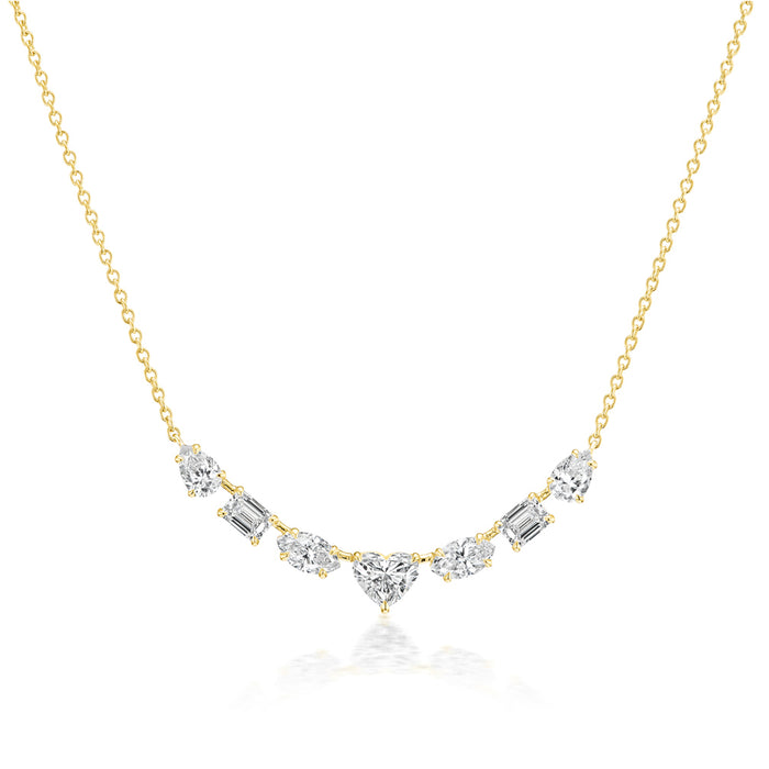 1.98tcw Mixed Cut Diamonds Necklace