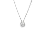 0.33tcw Hex Diamond Pendant Necklace
