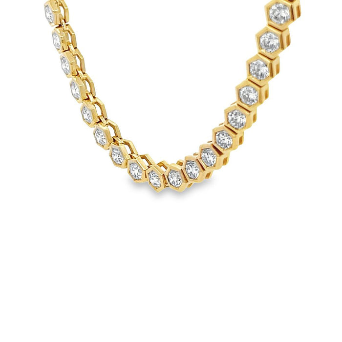 Diamond Hex Necklace