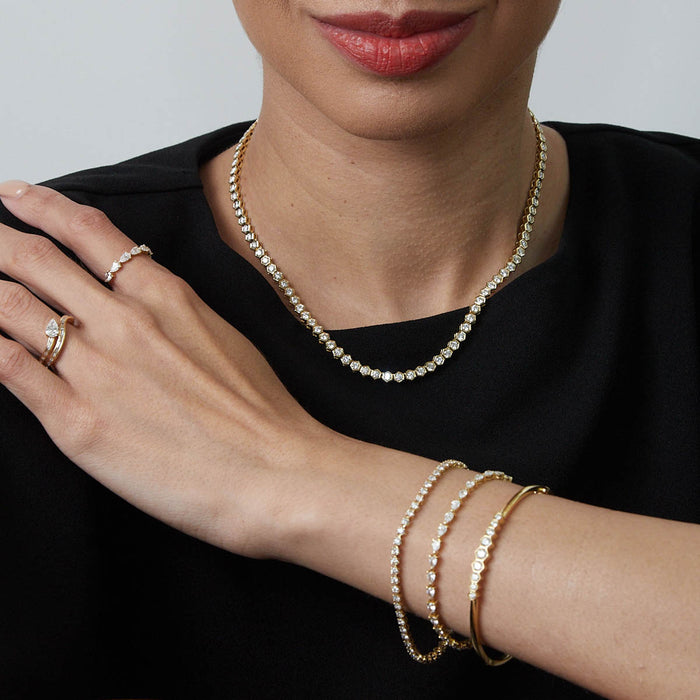 Diamond Hex Necklace