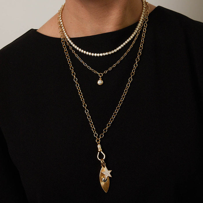 Diamond Hex Necklace