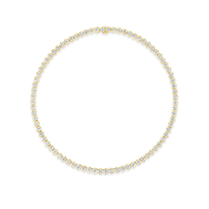 Diamond Hex Necklace