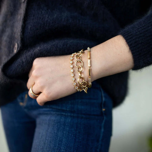 Giana Diamond Link Bracelet Image 2