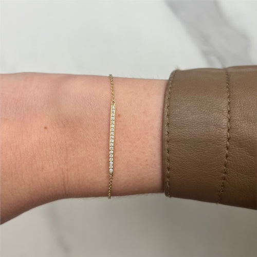 Diamond Bar Bracelet Image 2
