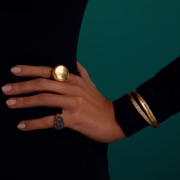 Champagne Diamond Baby Malak Thin Cuff