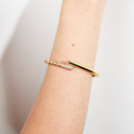 Pavé Diamond 18k Yellow Gold Oera Bracelet