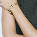 Pavé Diamond 18k Yellow Gold Oera Bracelet