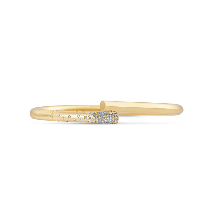 Pavé Diamond 18k Yellow Gold Oera Bracelet