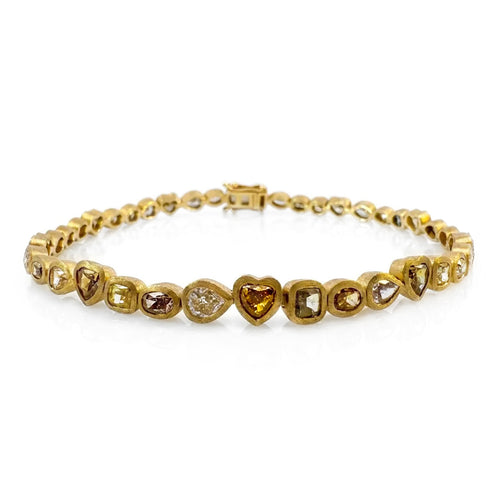 Fancy Diamond Bracelet