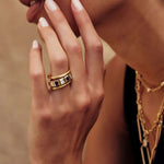 Karina Ruby & Diamond Large Eternity Band
