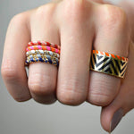 Memphis Chevron Wide Band