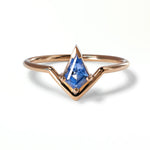 Kite Sapphire Nestled Ring