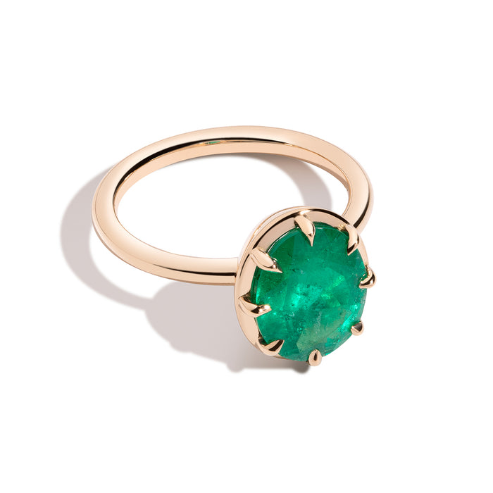 2.50ct Oval Emerald Cocktail Ring