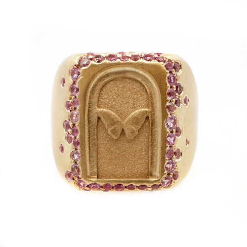 Pink Sapphire Door Of Power Mini Ring