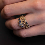 Blue Sapphire Eternity Band