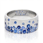 Scattered Sapphire Cigar Band