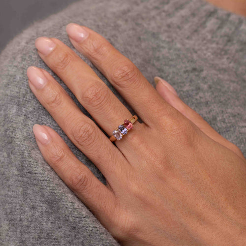Ombre Spinel Vesta Ring Image 2