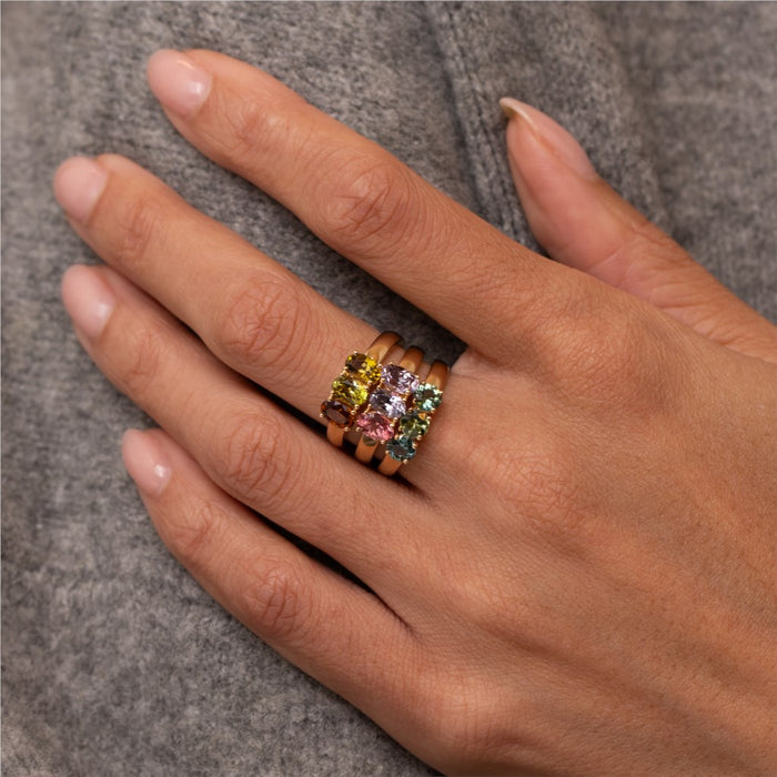 Ombre Spinel Vesta Ring
