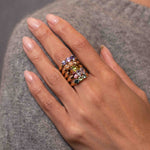 Ombre Spinel Vesta Ring