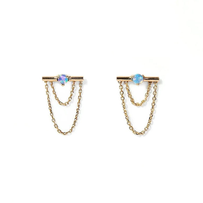 Gold Linn Stud Earrings