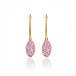 Pink Sapphire Baby Malak Bonbon Drop Earrings