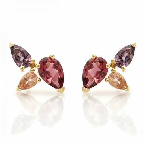 Autumn Cluster Stud Earrings