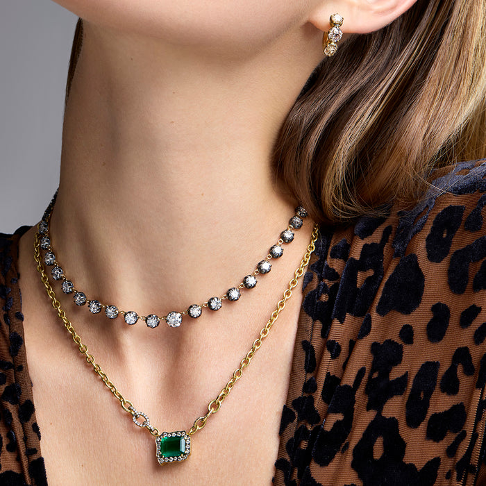 Brazilian Emerald Pendant Necklace