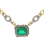 Brazilian Emerald Pendant Necklace