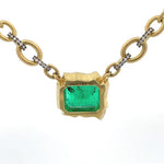 Brazilian Emerald Pendant Necklace