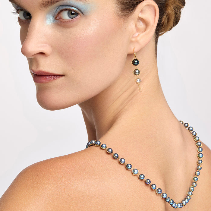 Pearl Textile Necklace