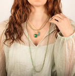 Emerald Woven Necklace
