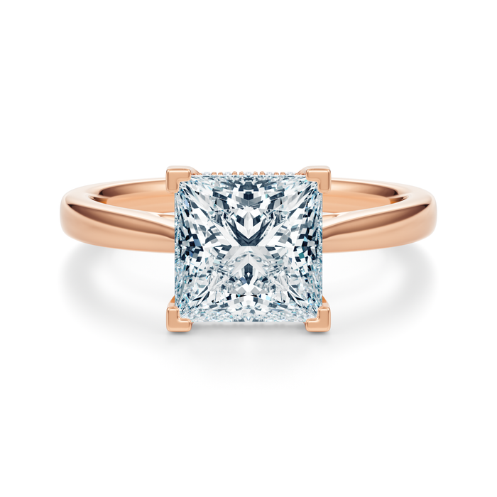 Madison Hidden Halo Engagement Ring Setting