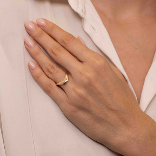 Petite ZAHA Plain Ring Image 2