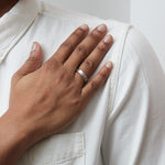 5.5mm Beveled Wedding Band